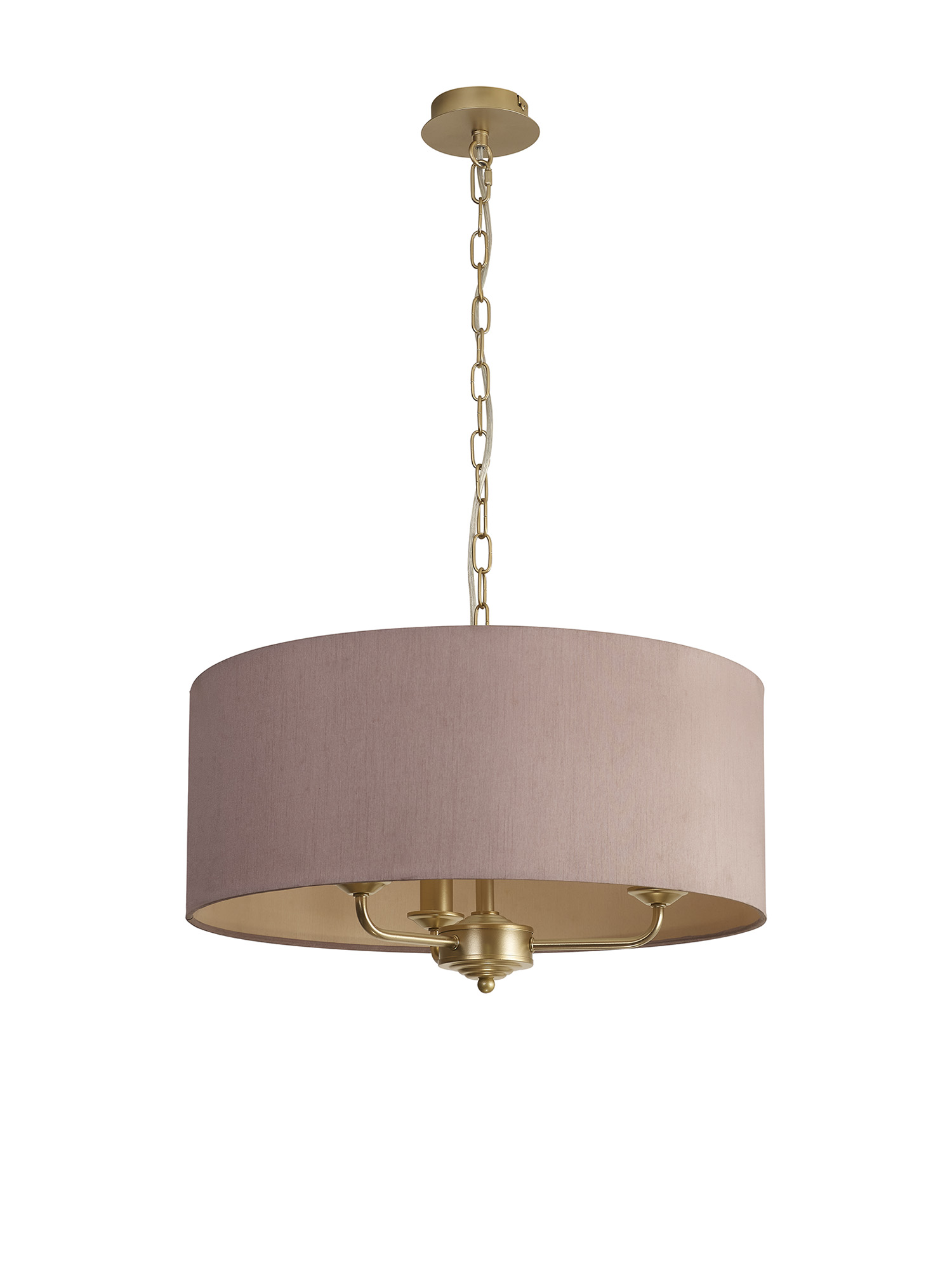 Banyan 50cm 3 Light Pendant Champagne Gold, Taupe/Halo Gold DK0974  Deco Banyan